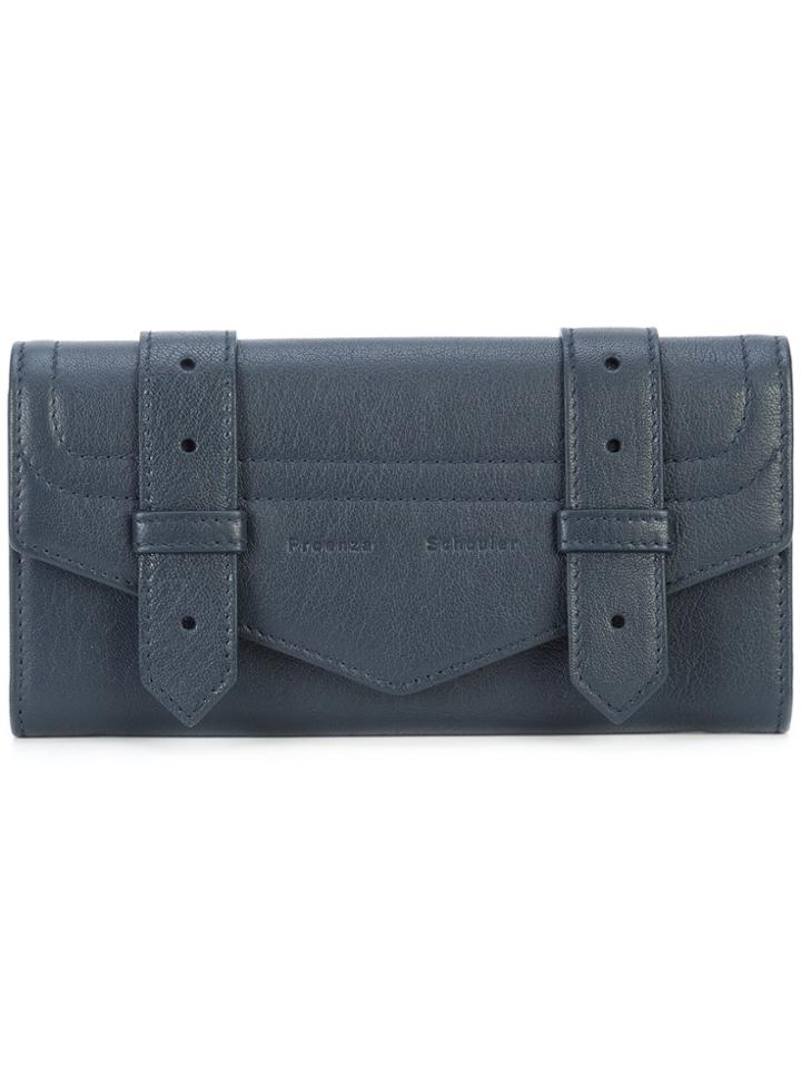 Proenza Schouler Ps1 Continental Wallet - Blue
