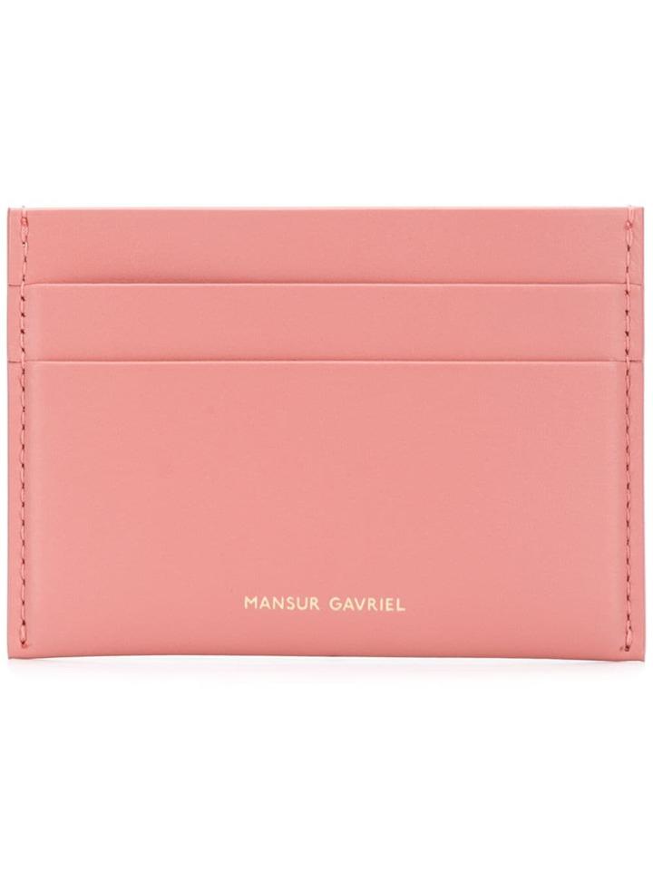 Mansur Gavriel Classic Card Holder - Pink