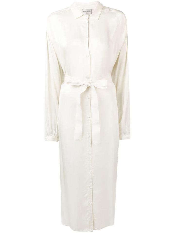 Forte Forte Belted Shirt Dress - White