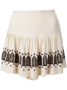 Figue 'chachani' Embroidered Pleated Skirt