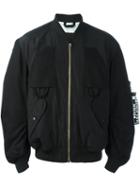 Liam Hodges 'mechanic' Bomber Jacket, Men's, Size: Large, Black, Cotton/nylon