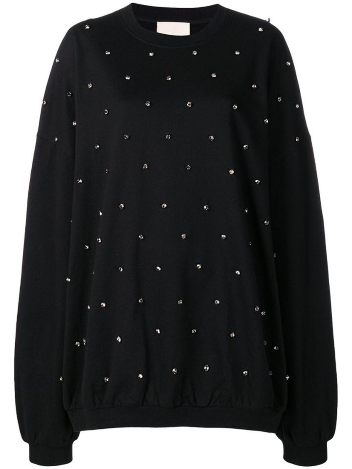 Erika Cavallini Wide Sleeved Jumper - Black