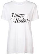 Rodarte Logo Print T-shirt - White