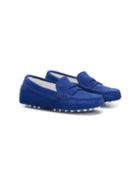 Tod S Kids Gommini Driving Dhoes, Boy's, Size: 23, Blue