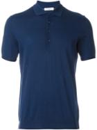 Paolo Pecora Knit Polo Shirt, Men's, Size: Small, Blue, Cotton