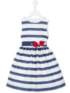 Familiar Striped Dress, Girl's, Size: 12 Yrs, White