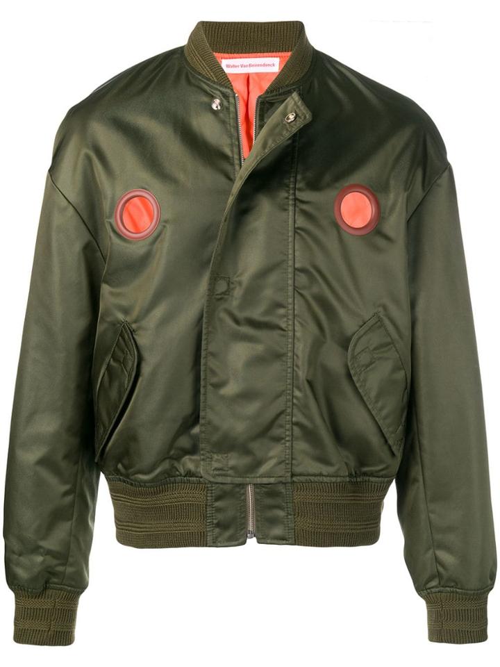 Walter Van Beirendonck Loose Fit Bomber Jacket - Green