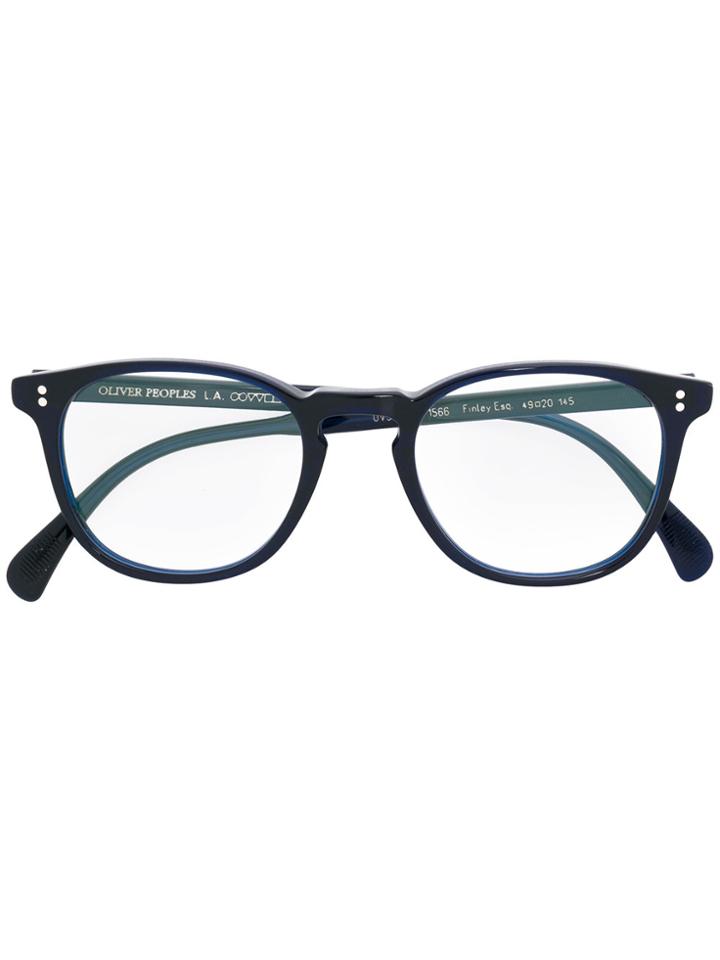 Oliver Peoples Finley Esq Glasses - Blue