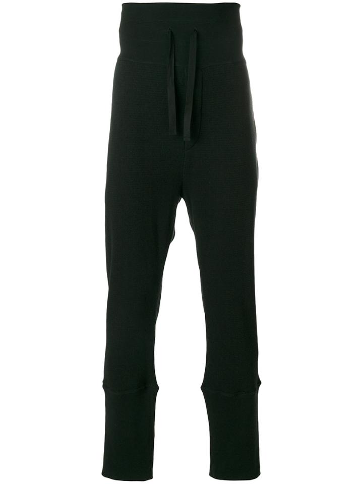 Ann Demeulemeester Drawstring Track Pants - Black