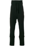 Ann Demeulemeester Drawstring Track Pants - Black