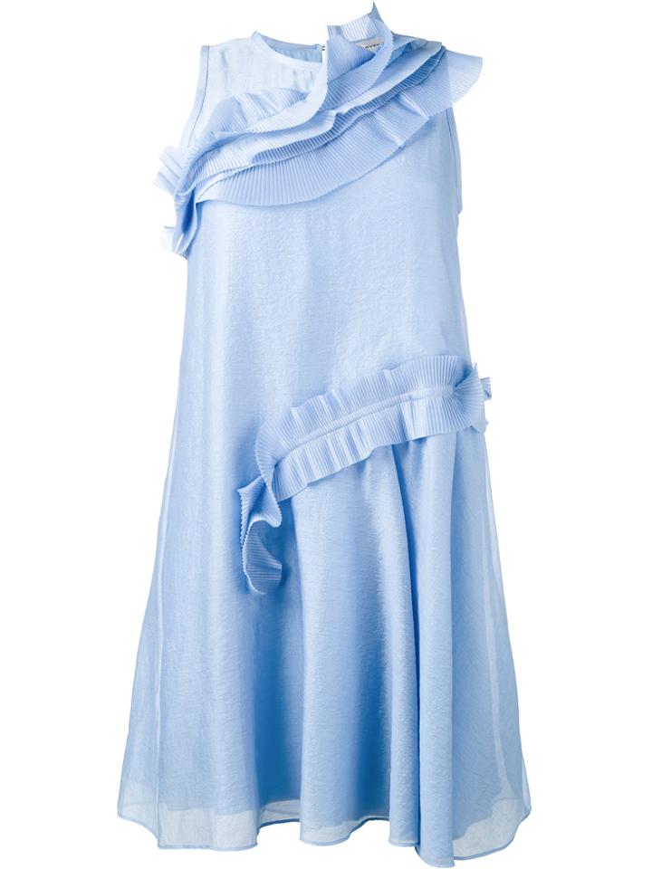 Carven Flared Dress - Blue