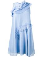 Carven Flared Dress - Blue