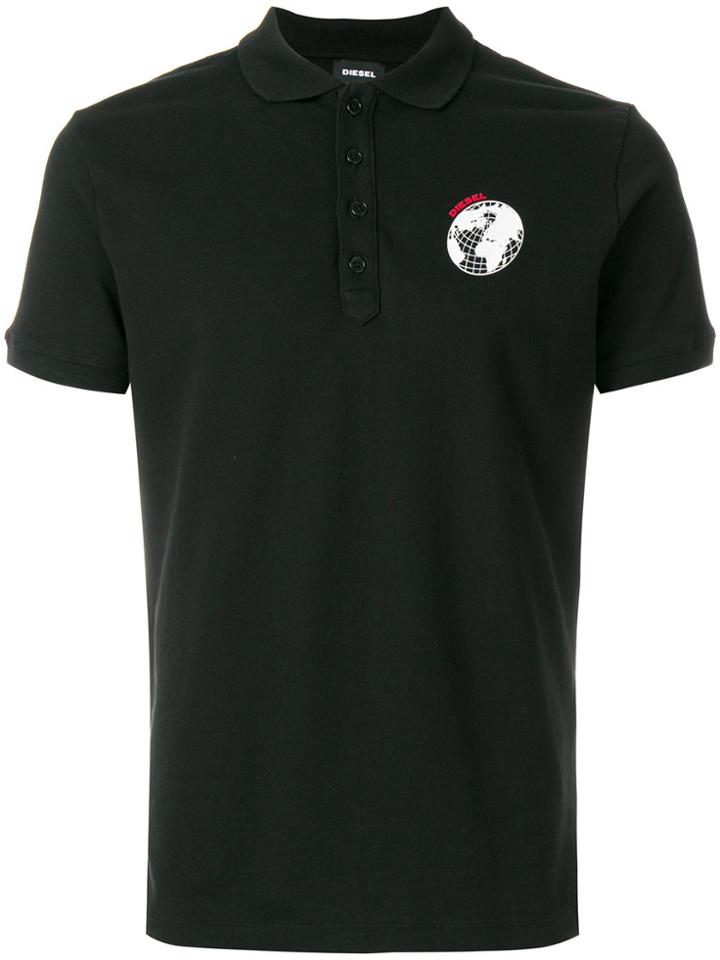Diesel T-heal-aa Polo Shirt - Black