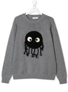 Stella Mccartney Kids Teen Spider Knit Sweater - Grey