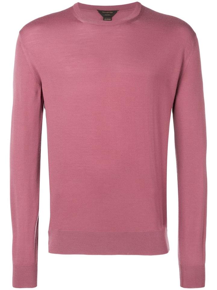 Ermenegildo Zegna Xxx Fine-knit Jumper - Pink