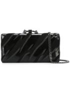 Dsquared2 - Pierce Me Clutch - Women - Cotton/goat Skin/polyurethane - One Size, Black, Cotton/goat Skin/polyurethane