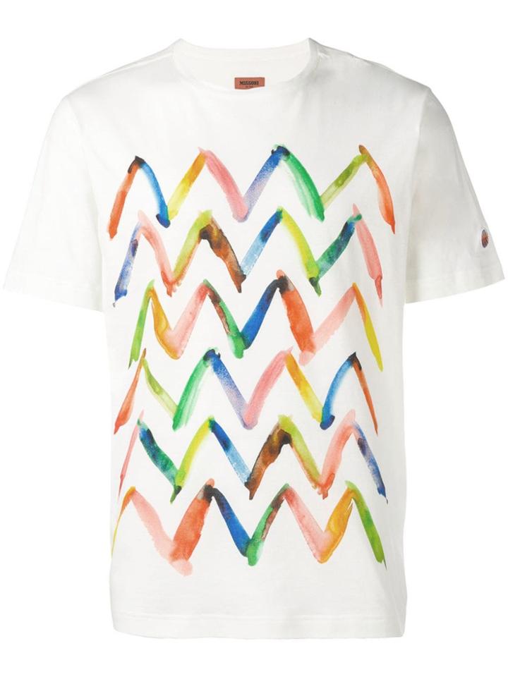 Missoni Zig-zag Print T-shirt - White