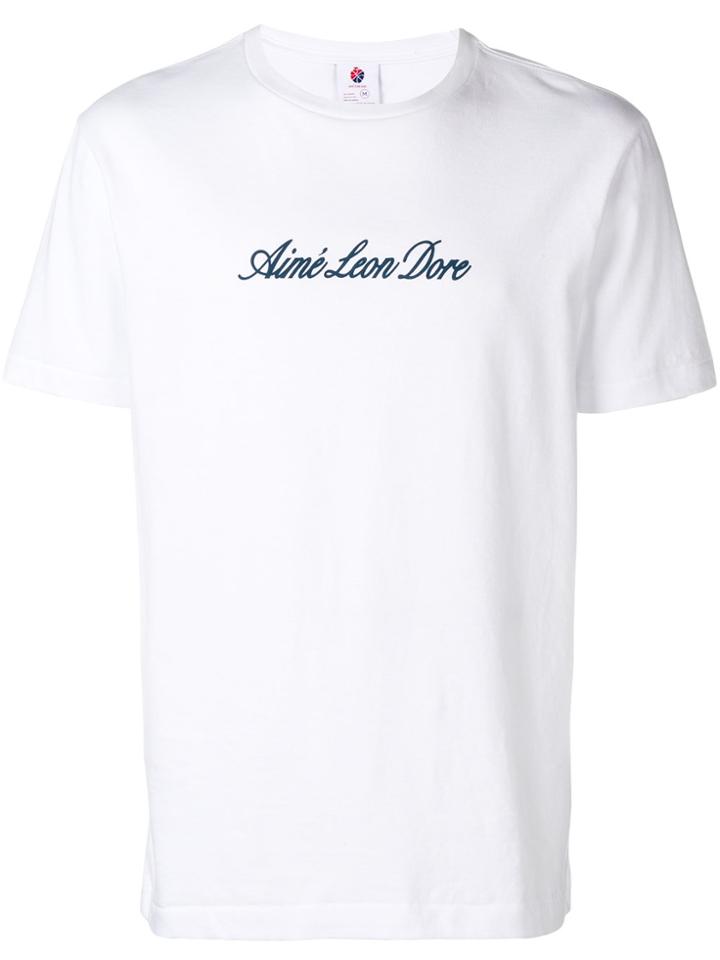 Aimé Leon Dore Script Logo T-shirt - White