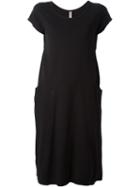 Poème Bohémien Side Pocket Sack Dress, Women's, Size: 40, Black, Cotton