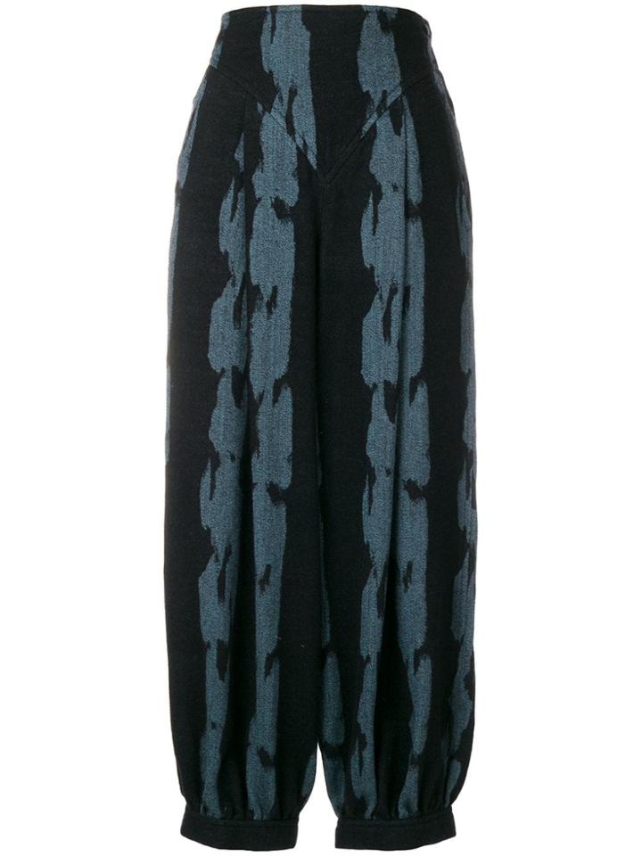Issey Miyake Vintage 80's High Balloon Trousers - Blue