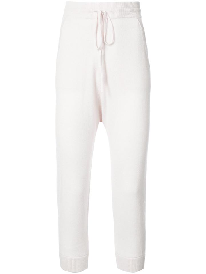 Nili Lotan Cropped Knitted Trousers - Nude & Neutrals