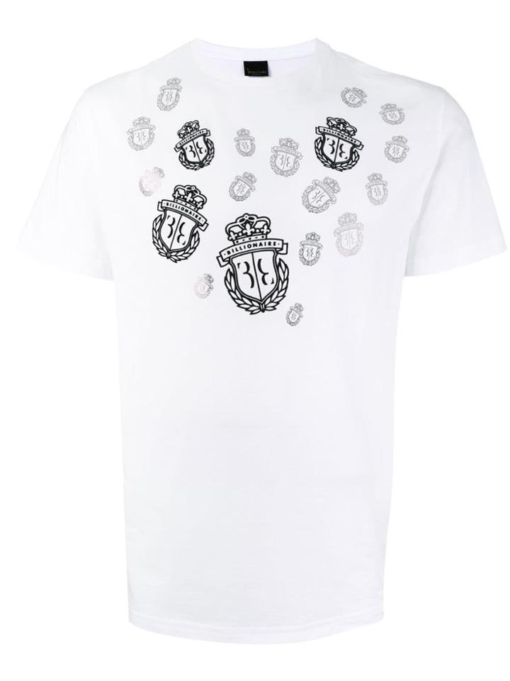 Billionaire Logo Crest T-shirt - White
