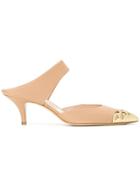 Roberto Festa Toe-embellished Mules - Nude & Neutrals