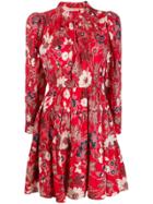 Ulla Johnson Floral Day Dress - Red