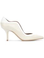 Malone Souliers Wave Shaped Pumps - White