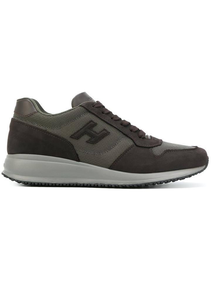 Hogan Logo Sneakers - Brown