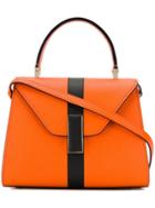 Valextra Mini Stripe Handbag - Orange