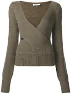 Tome Crossover Sweater, Women's, Size: Small, Green, Merino