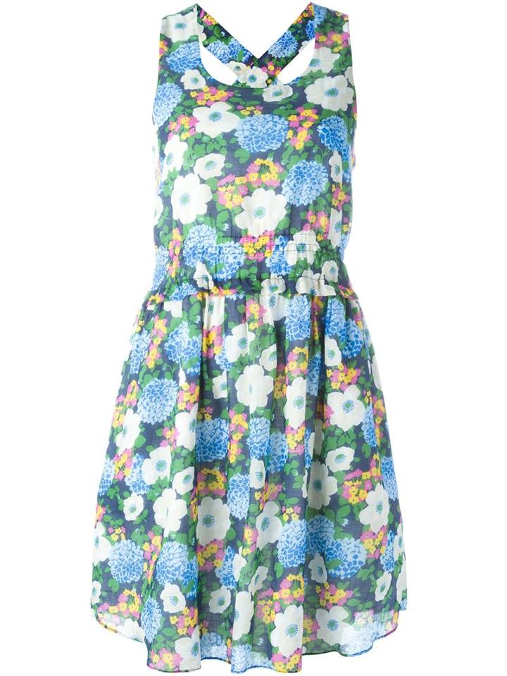 Carven Sleeveless Floral Dress