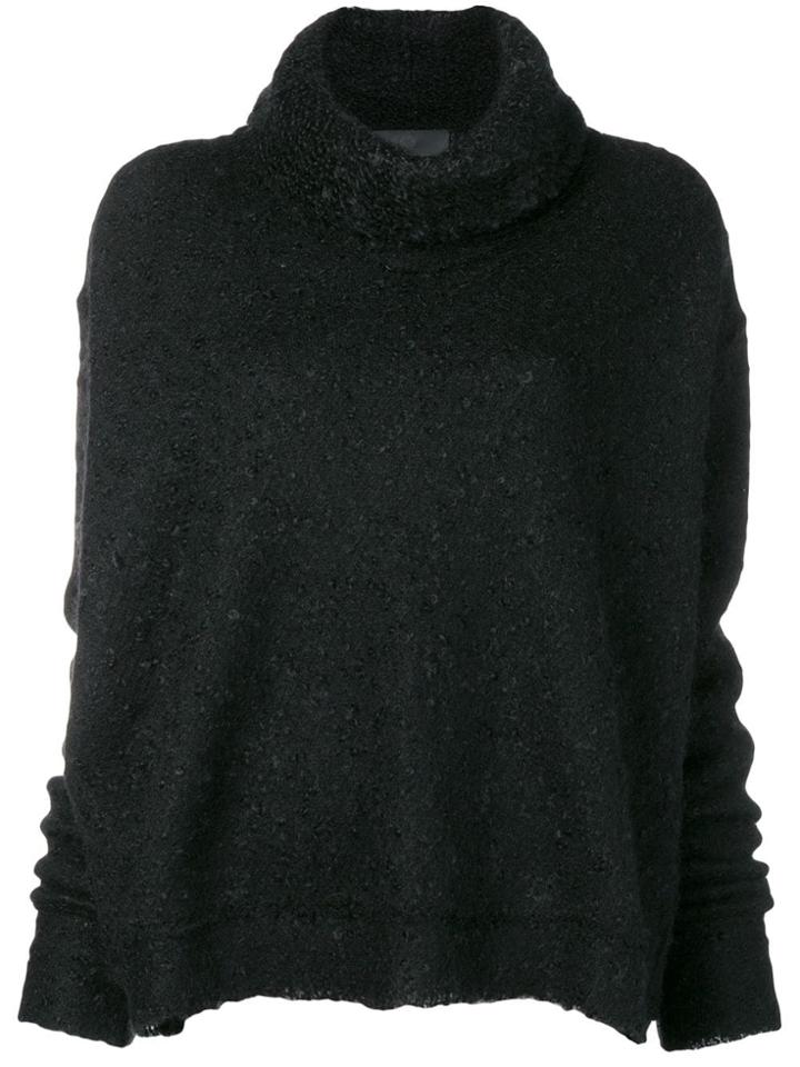 Marc Le Bihan Cowl Neck Jumper - Black