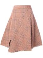 Acne Studios A-line Plaid Skirt - Pink
