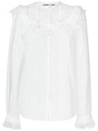 Mcq Alexander Mcqueen Pintucked Shirt - White