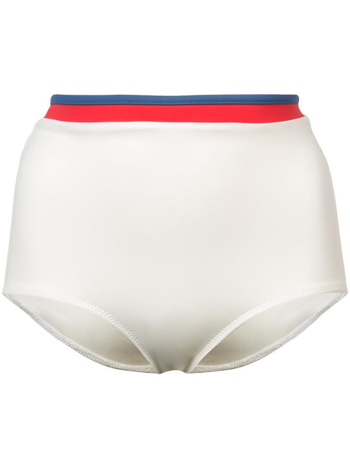 Solid & Striped Katie Bikini Bottoms - White