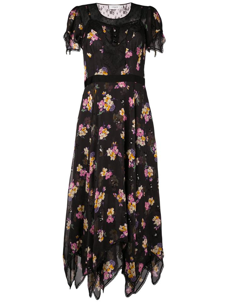 Coach Asymmetric Hem Dress - Black