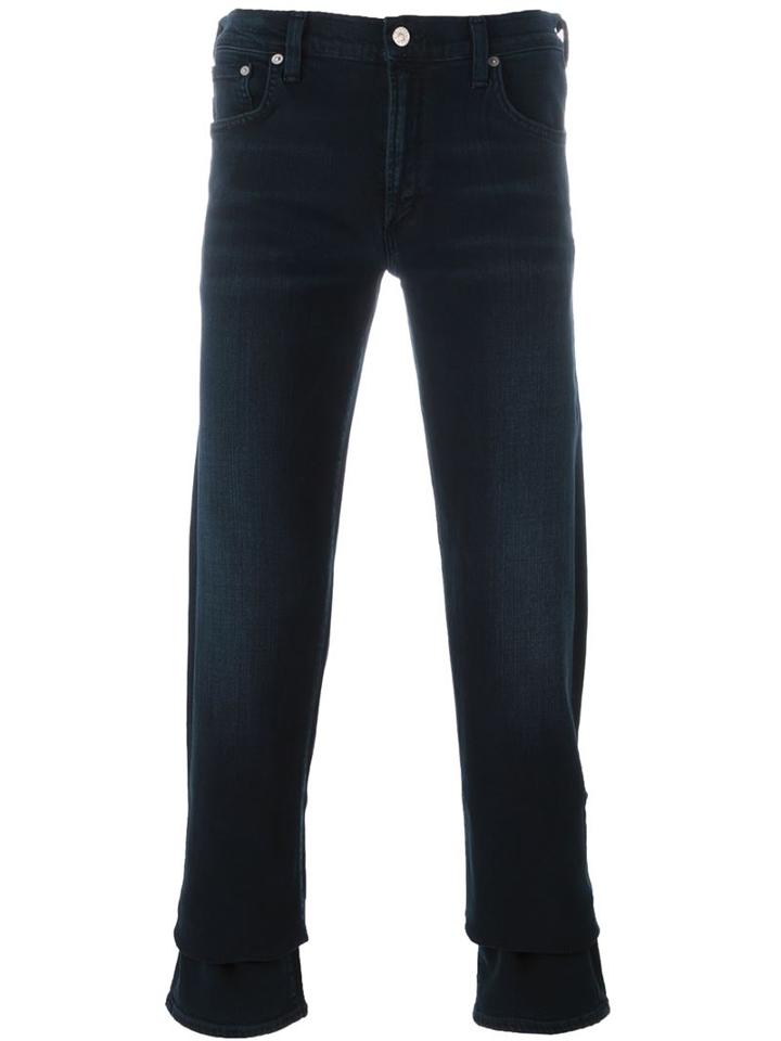 Citizens Of Humanity Straight Leg Jeans, Men's, Size: 31, Blue, Rayon/cotton/cupro/polyurethane