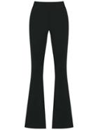 Cecilia Prado - Knit Flare Trousers - Women - Acrylic/lurex/viscose - P, Black, Acrylic/lurex/viscose