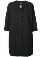 Cavalli Class Three-quarter Sleeve Coat - Black