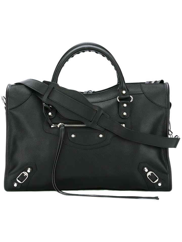 Balenciaga Classic City Bag, Women's, Black, Calf Leather
