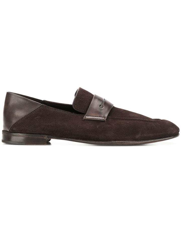 Ermenegildo Zegna Classic Loafers - Brown