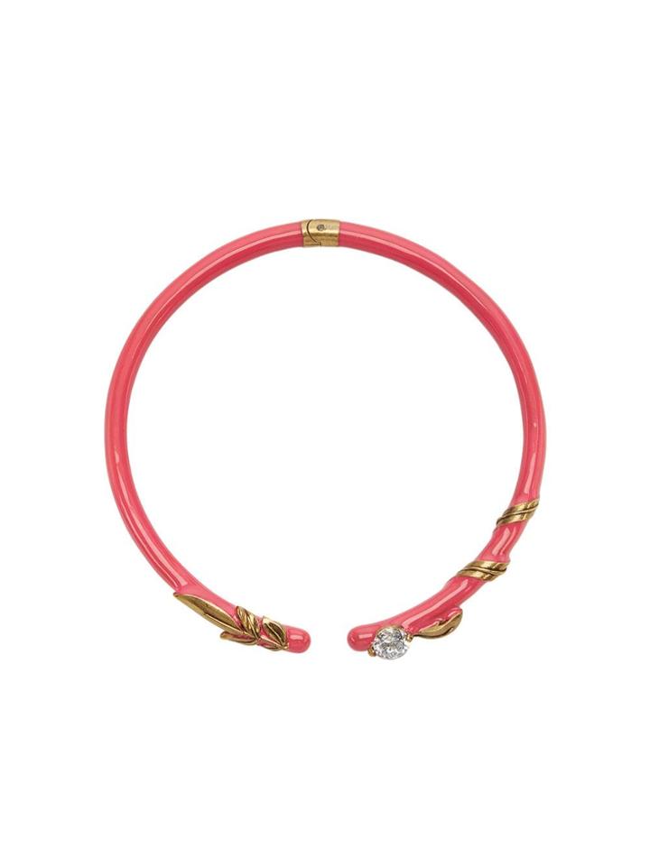 Fendi Enamelled Hinged Choker - Pink