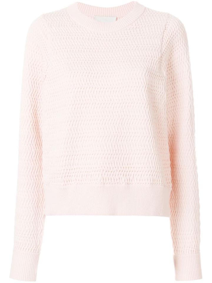 3.1 Phillip Lim Faux-plaited Pullover - Pink