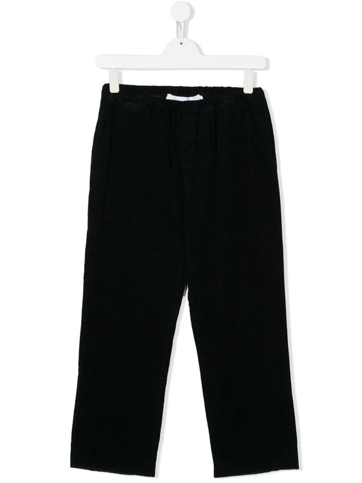 Touriste Straight Leg Corduroy Trousers - Blue