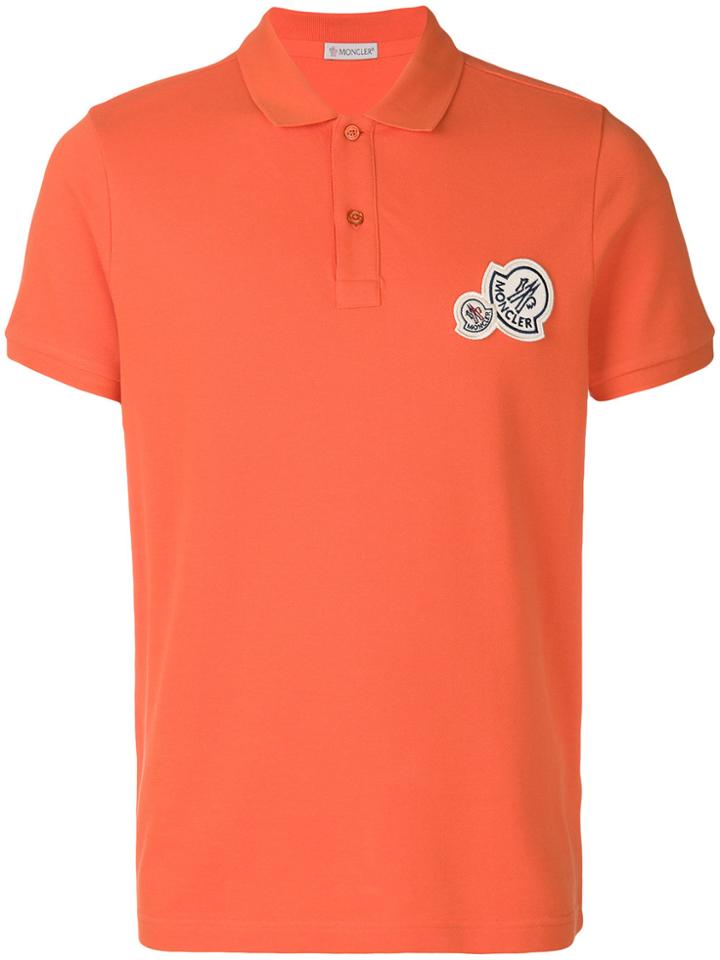 Moncler Logo Polo Shirt - Yellow & Orange