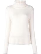 N.peal Chunky Roll Neck Pullover - Nude & Neutrals
