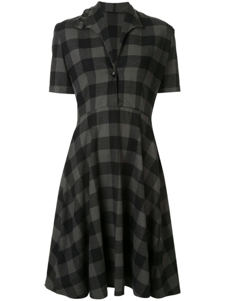 Zambesi Checked Chess Dress - Grey