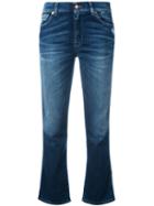 7 For All Mankind - Bootcut Jeans - Women - Cotton/spandex/elastane - 25, Women's, Blue, Cotton/spandex/elastane